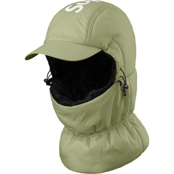 Supreme Cordura Puffer Balaclava Light Olive - Picture 1 of 3